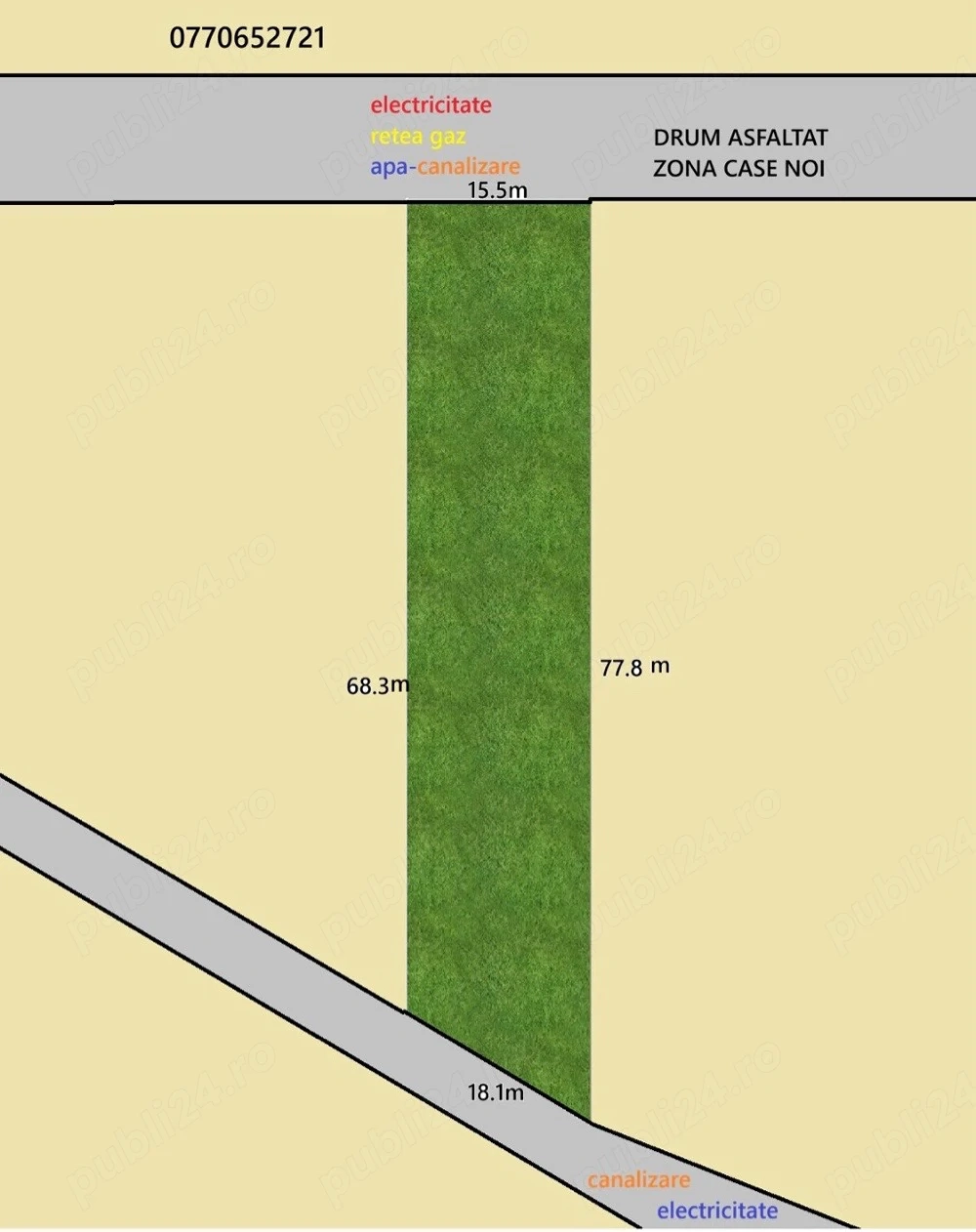 Teren intravilan 1122mp Negoiesti   7km Ploiesti   toate utilitatile  consultanta   zero comision