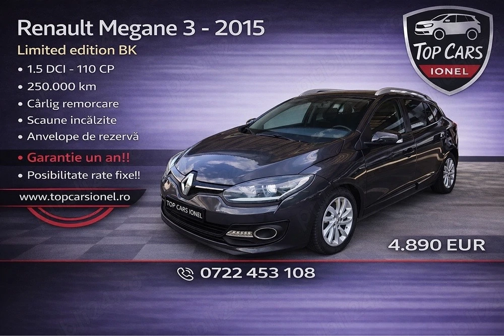 Renault Megane 3 BK 2015