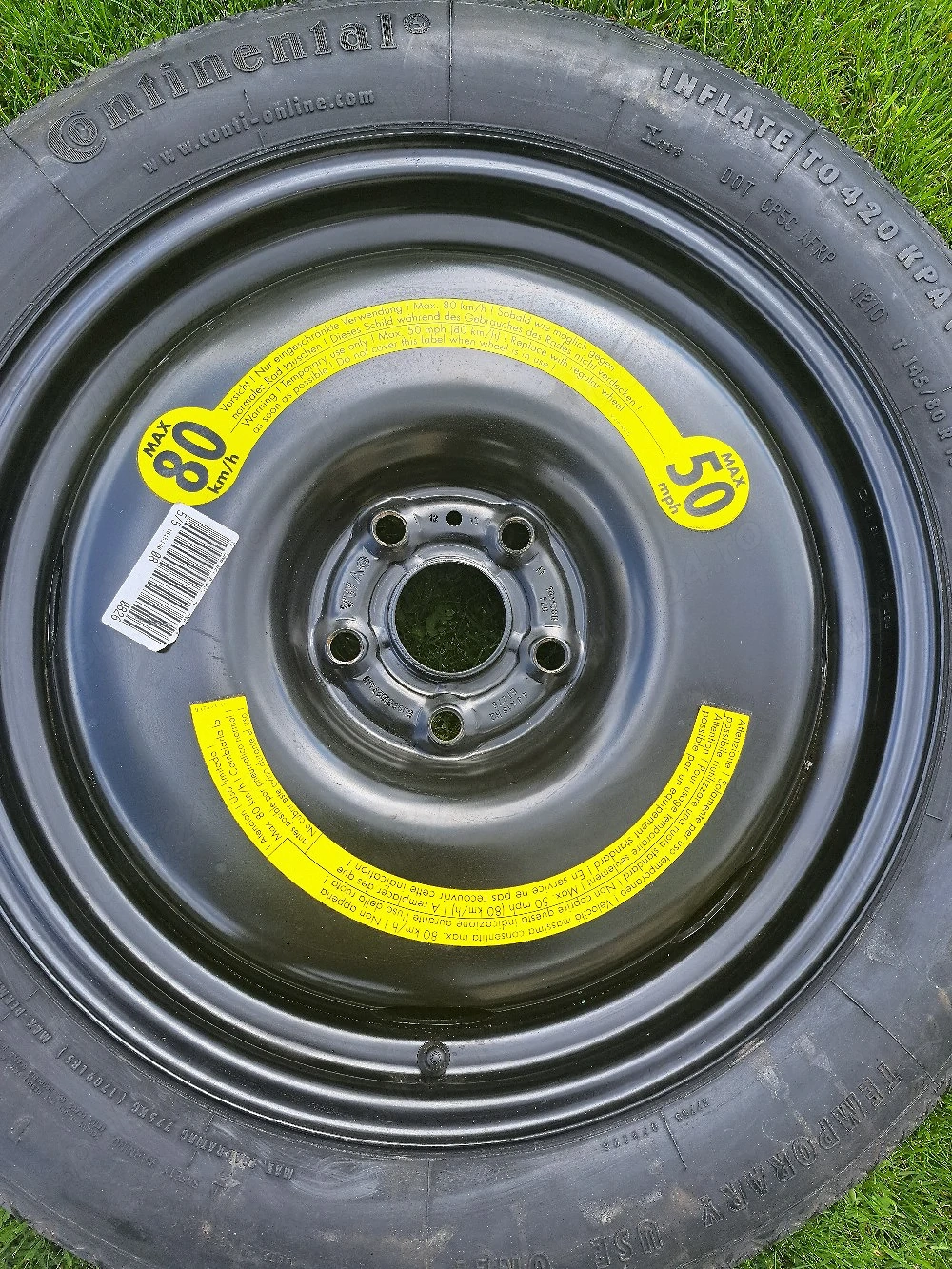 roată rezervă tiguan