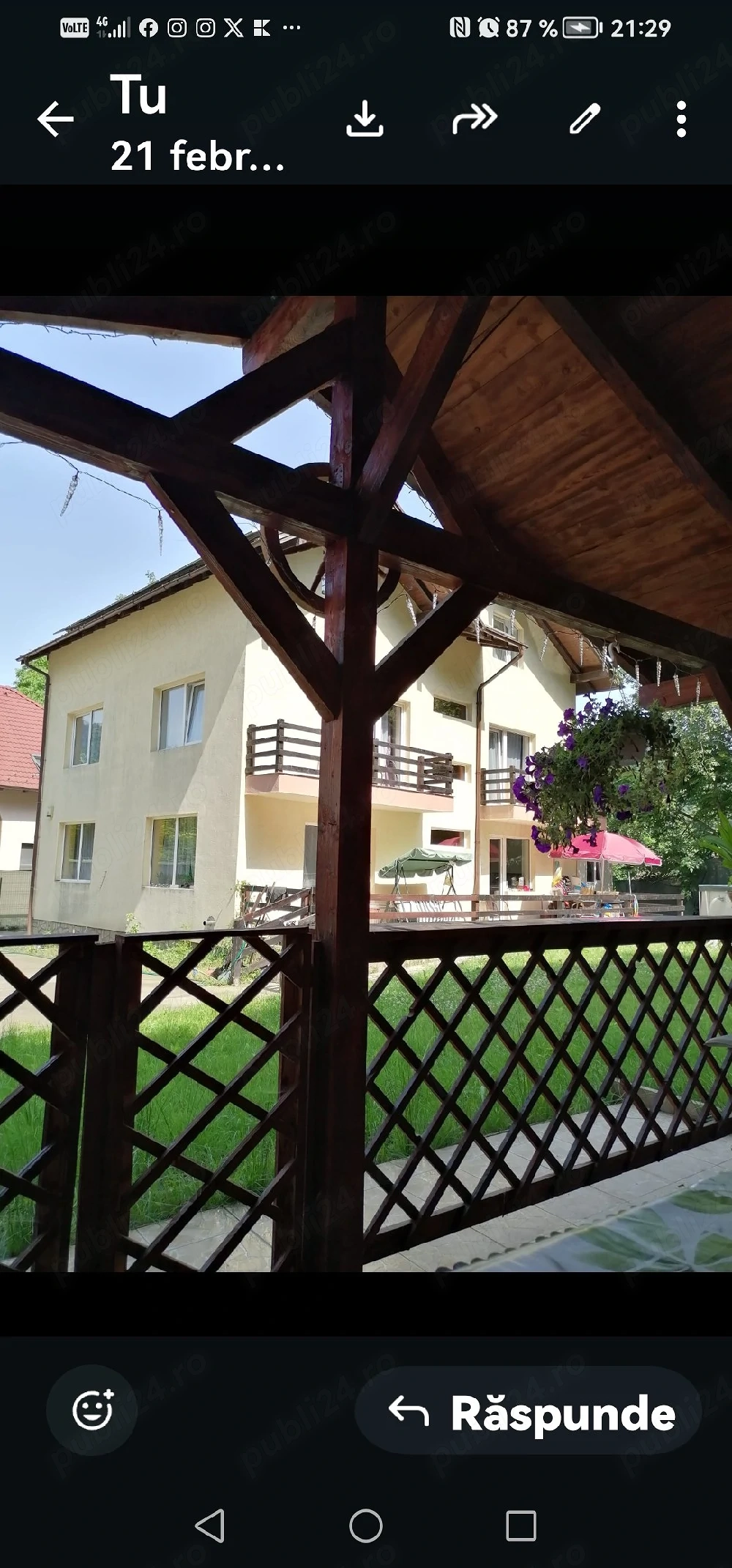 Vând vila P+E+M, individuala în Brașov (4 km), în zona turistica