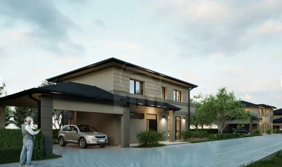 Vilă Individuală Premium | 125 mp | Teren 445 mp | Dotări Smart & Fotovoltaice