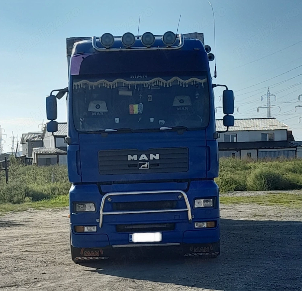 Ansamblu MAN TGA 480 și Semiremorcă WIELTON