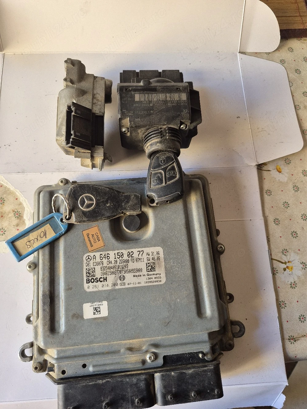 De vanzare calculator mercedes sprinter cu chit cheie  2 buce