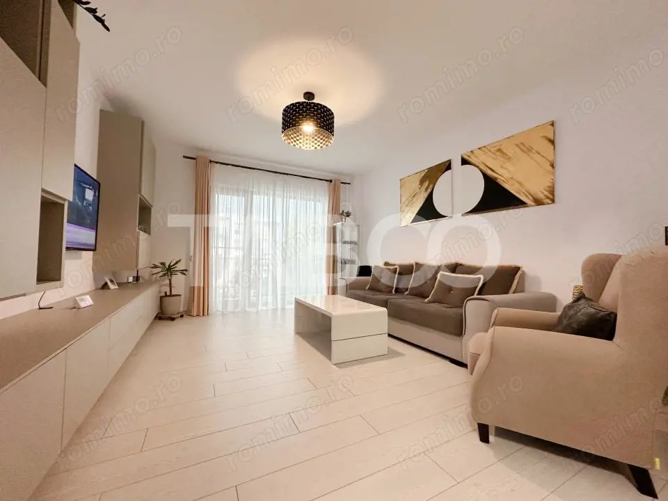 Apartament cu 3 camere la cheie in bloc nou cu garaj in Buna Ziua