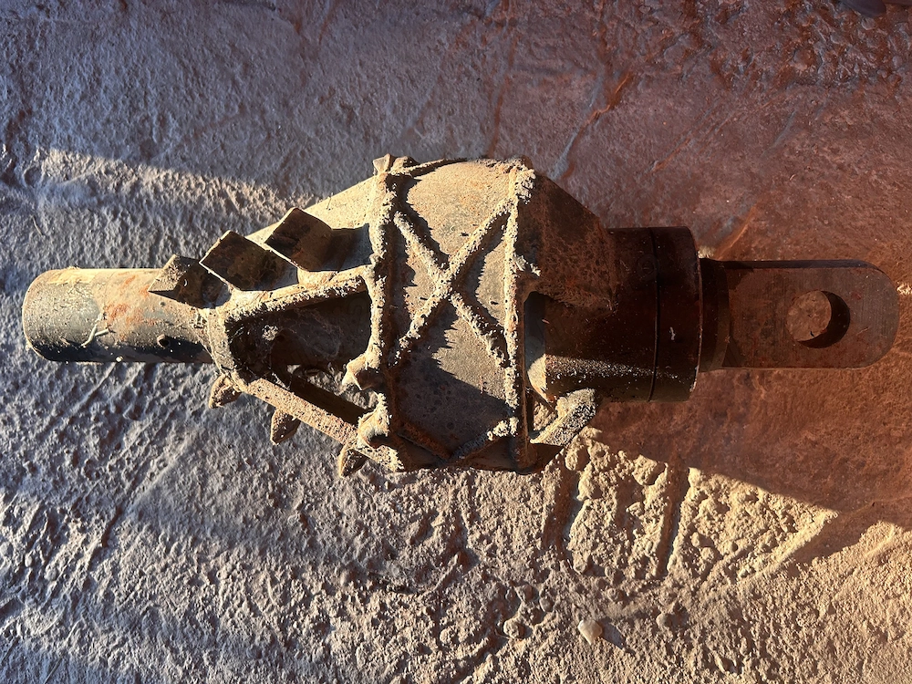 Cap de foraj HDD   Reamer (hole opener) pentru subtraversări   stare excelentă , robust