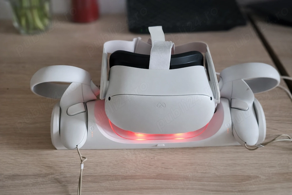 VR Meta Oculus Quest 2, 256 GB +Statie de incarcare + Kit transport