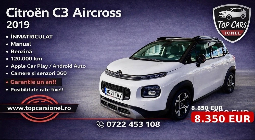 Citroen C3 Aircross Inmatriculat