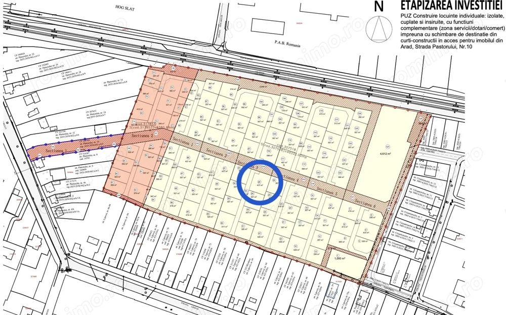 Super teren intravilan cu 2 fronturi in Micalaca Parcela 28