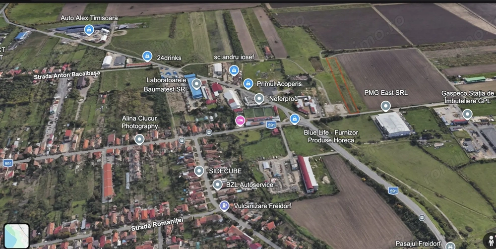 Teren Intravilan Industrial 4982mp Front 24m | Zona Freidorf