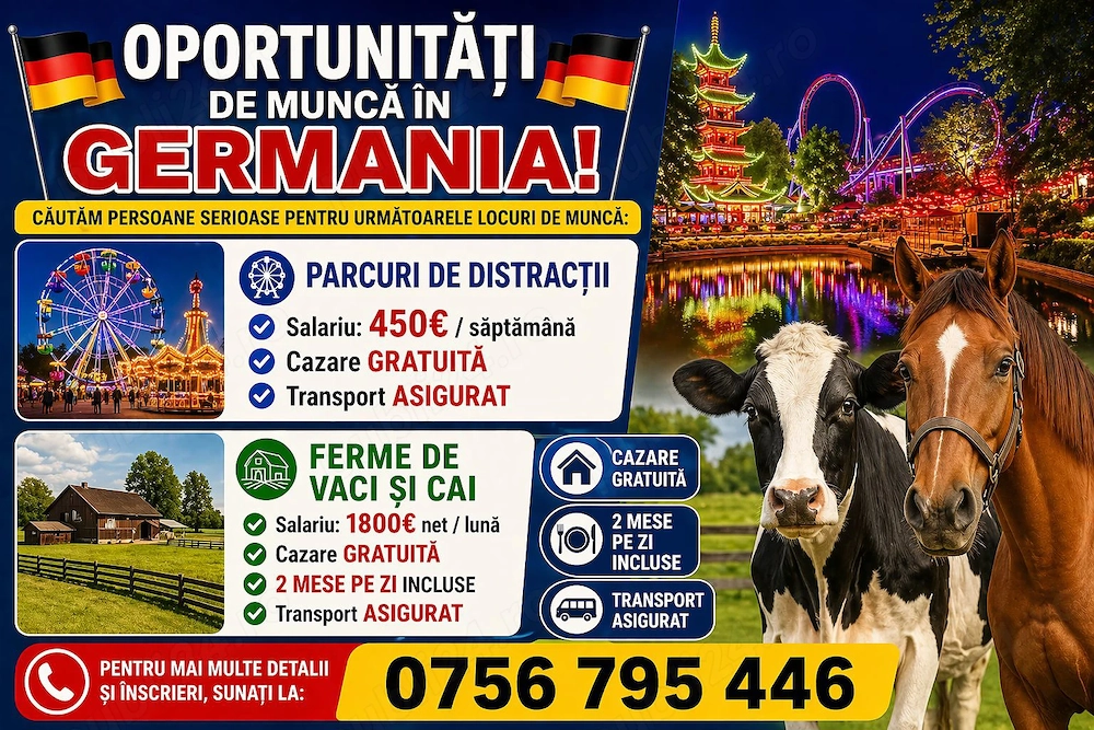 Oportunitati de Munca in Germania