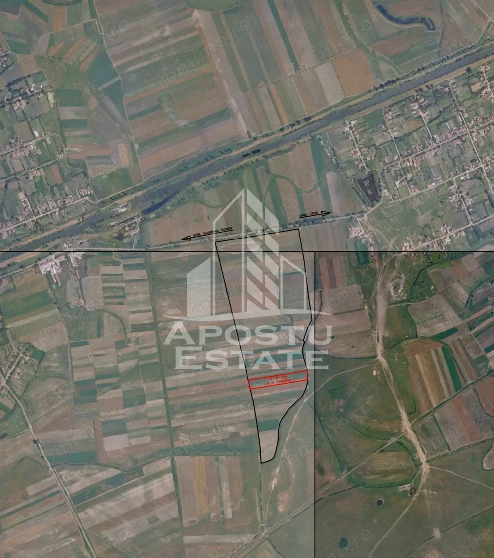 Teren agricol de vanzare in localitatea Utvin