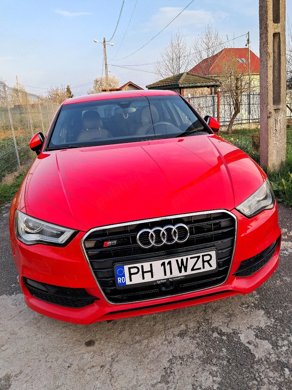 Audi A3 8V sedan    S line    2.0 TDI cu 150 cai    distronic  keyless  parchează singur  Audi conce