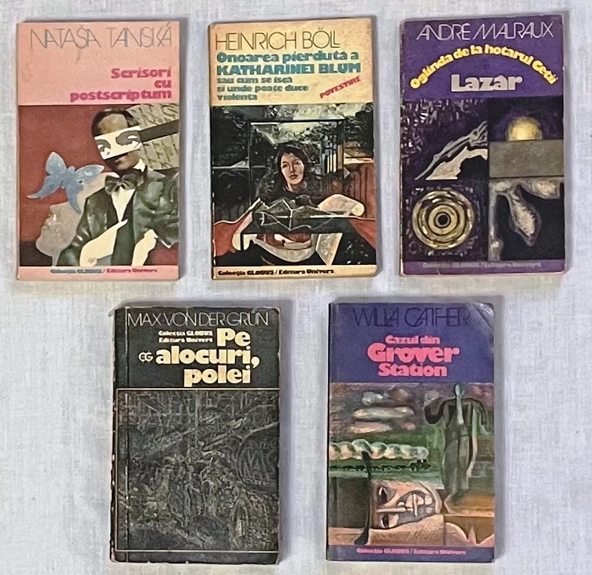 lot de 5 carti din colectia globus de la editura univers