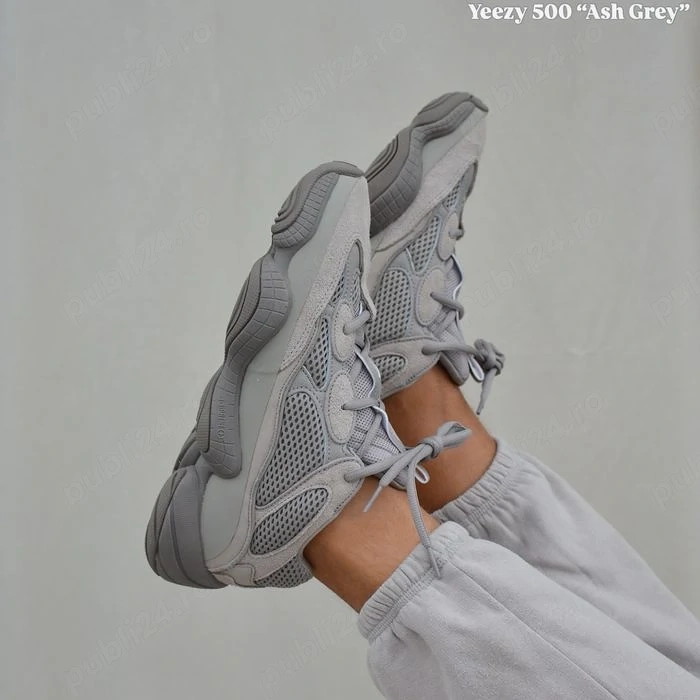 Adidasi Sport Adidas Yeezy 500 Ash Grey- 100% originali