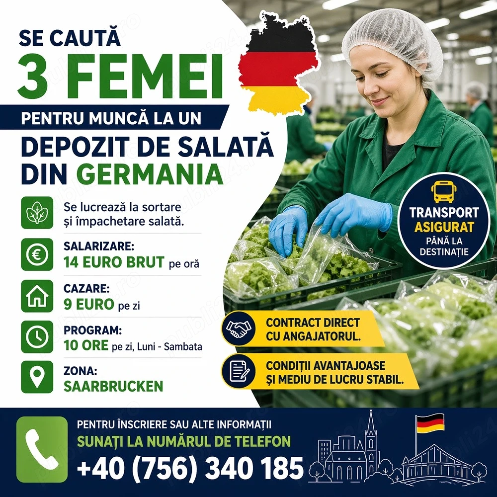 Locuri de Munca in Germania (Depozit)