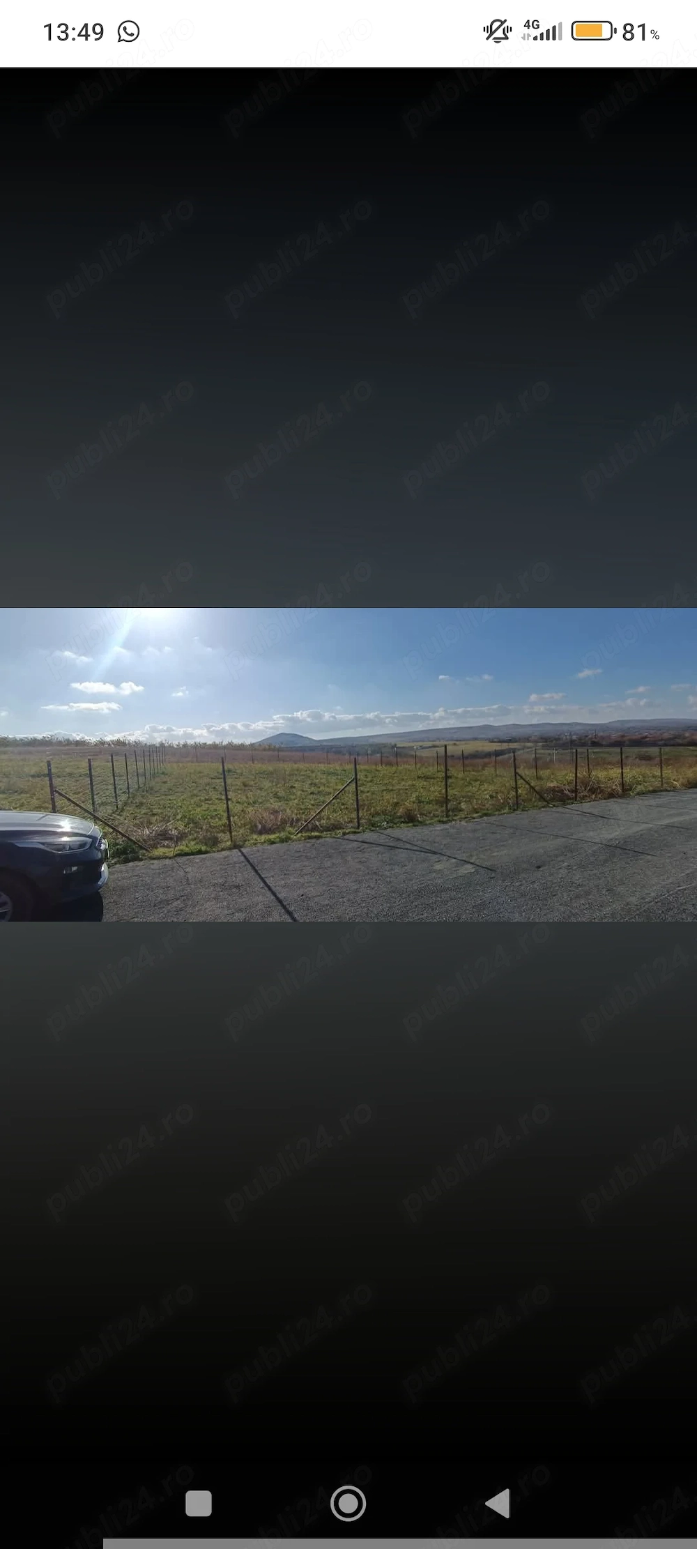 Teren de vânzare cu proiect de casa la sol