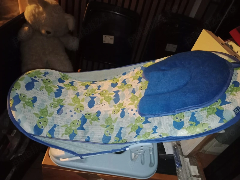 Scaun pat de baie baita bebe bebelusi copii pliabil marca Mothercare stare foarte buna , folosit de 