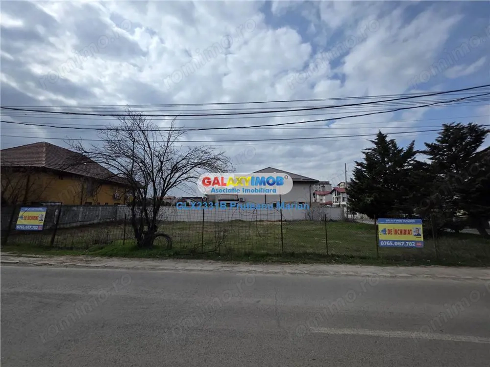 Inchiriere lot Teren in suprafata de 750 mp situat pe Maracineni