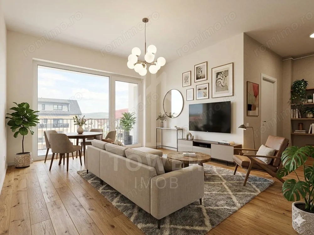 Apartament 2 camere decomandate 61 utili Selimbar|P.Brana