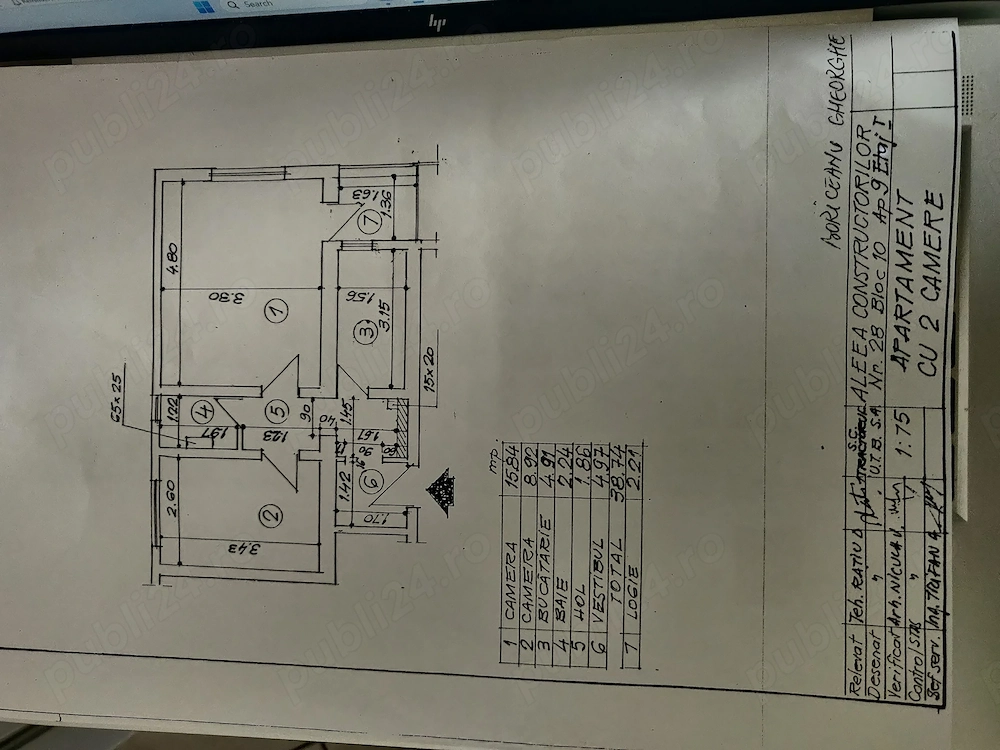 Vând apartament cu 2 camere in Zona Tractorul Brașov 