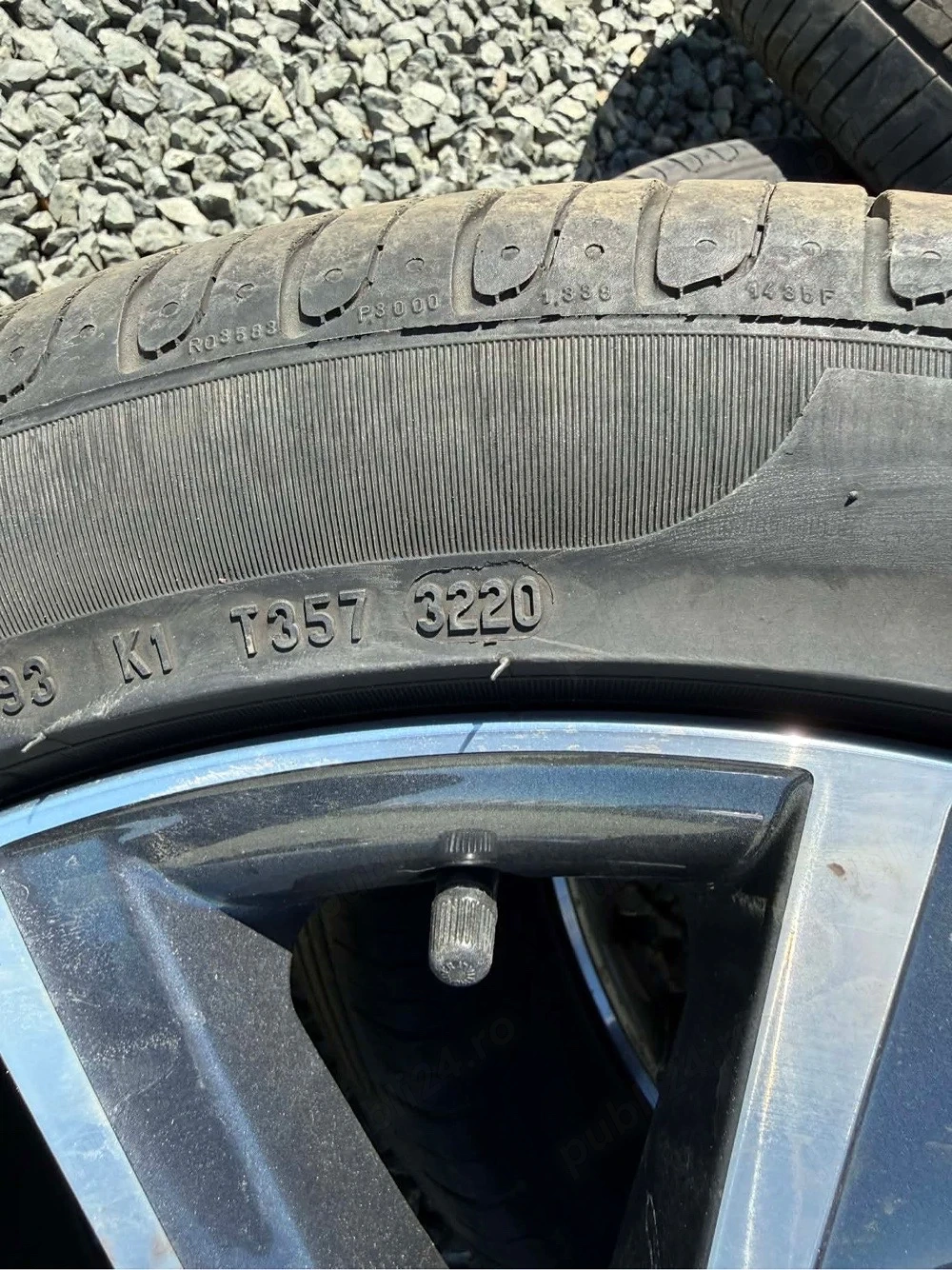 Jante aliaj Skoda 18” originale + anvelope 225/45 R18 Pirelli