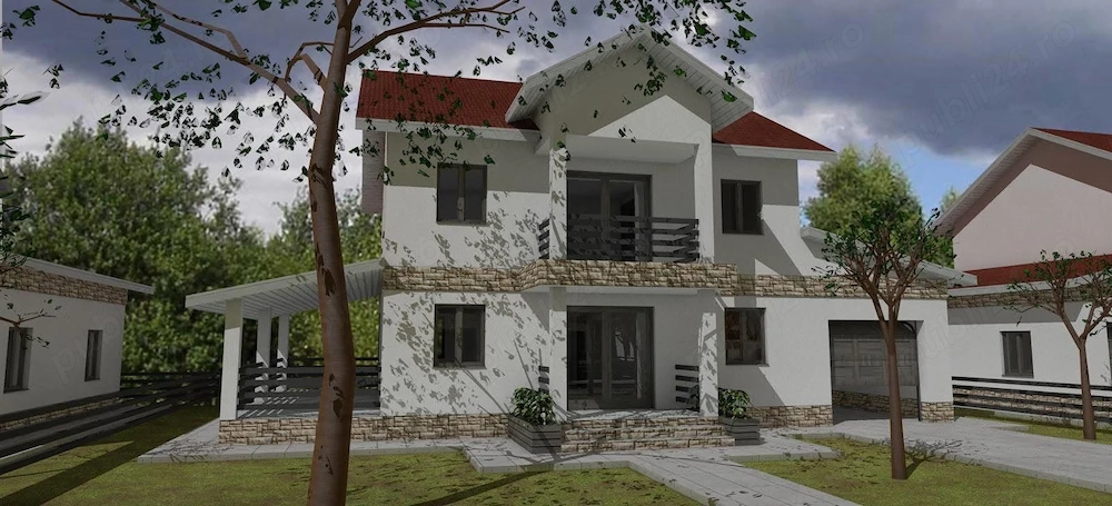  Locuință premium cu garaj și terasă | 400 mp teren | Zonă liniștită 