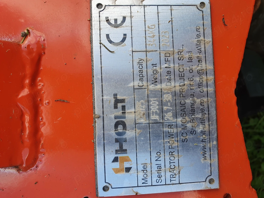 Cositoare rotativa Holt cu tamburi 