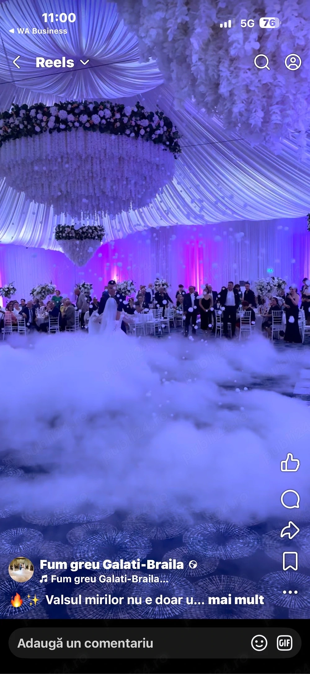 Fum Greu si artificii de scena