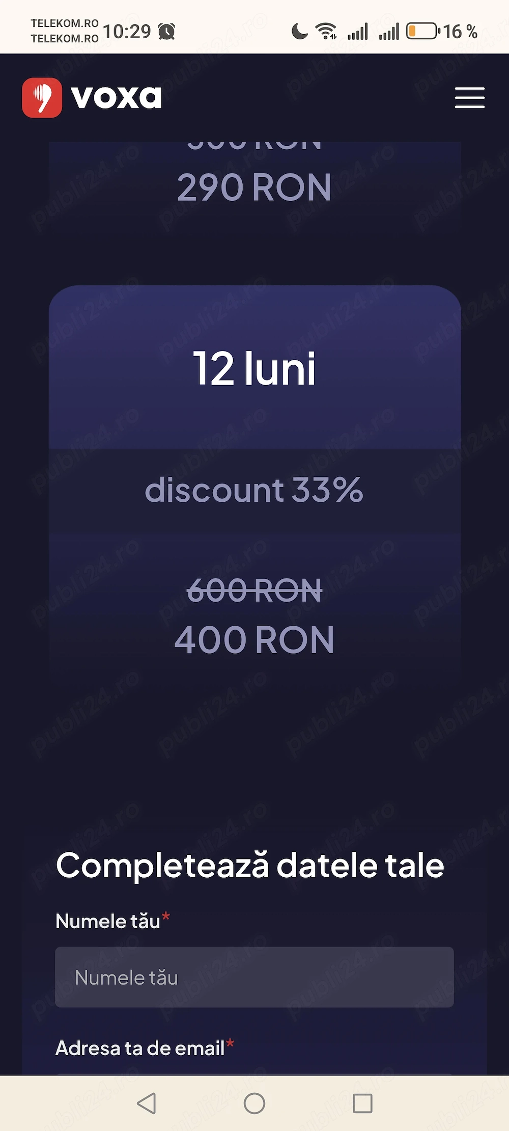 Abonament librarie digitala