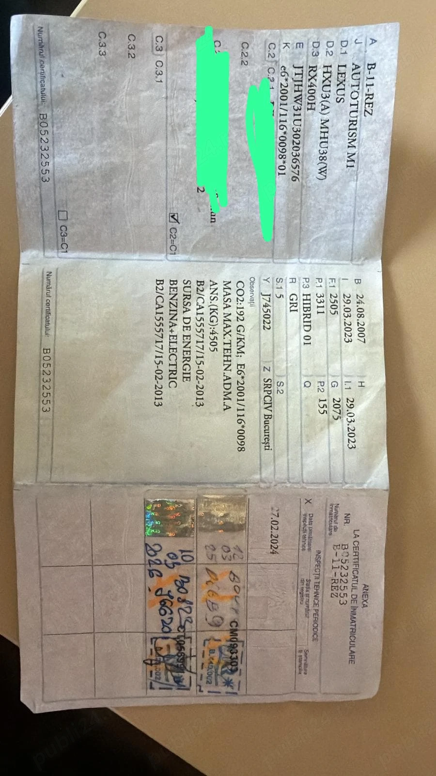 Selling A Lexus RX400H that is involved in an accident. 