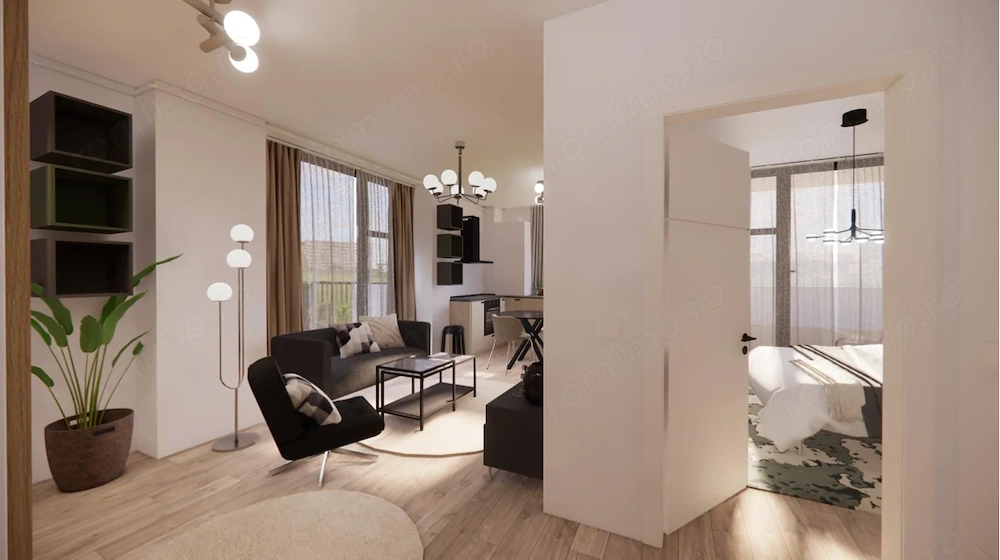 De vanzare apartament cu 2 camere, etaj 1, zona Torontalului X City Tower 3