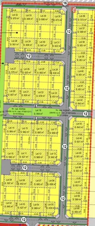 Teren intravilan Puz in aprobare 46 parcele Bucovat