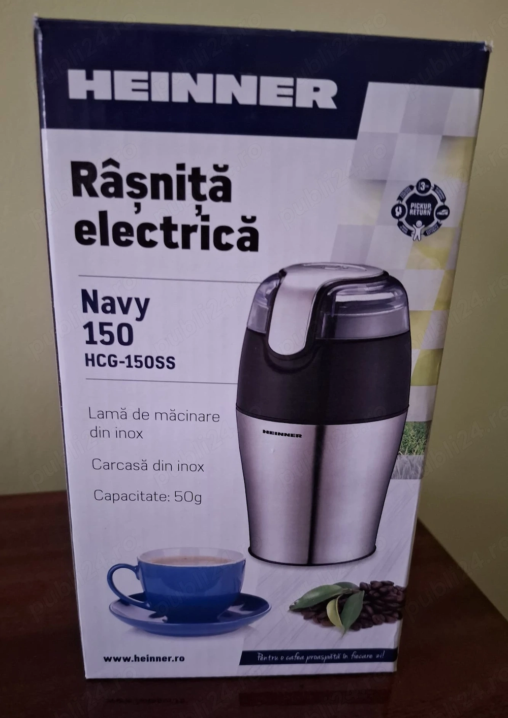 De vanzare RASNITA de cafea, noua - Heinner