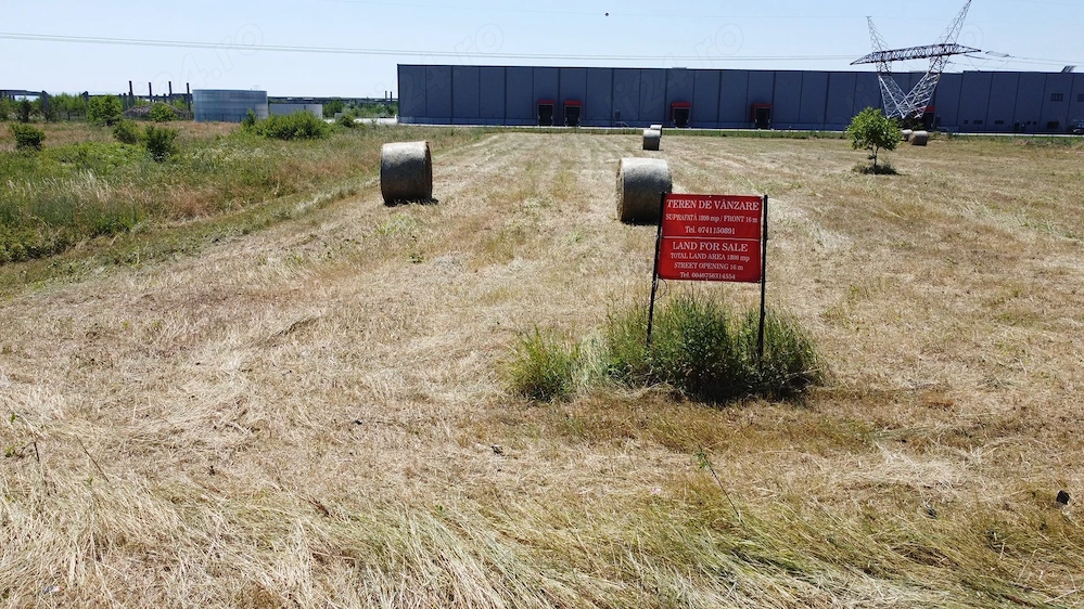 Vând teren 1.800 mp - Alecu Russo - zonă rezidențială 