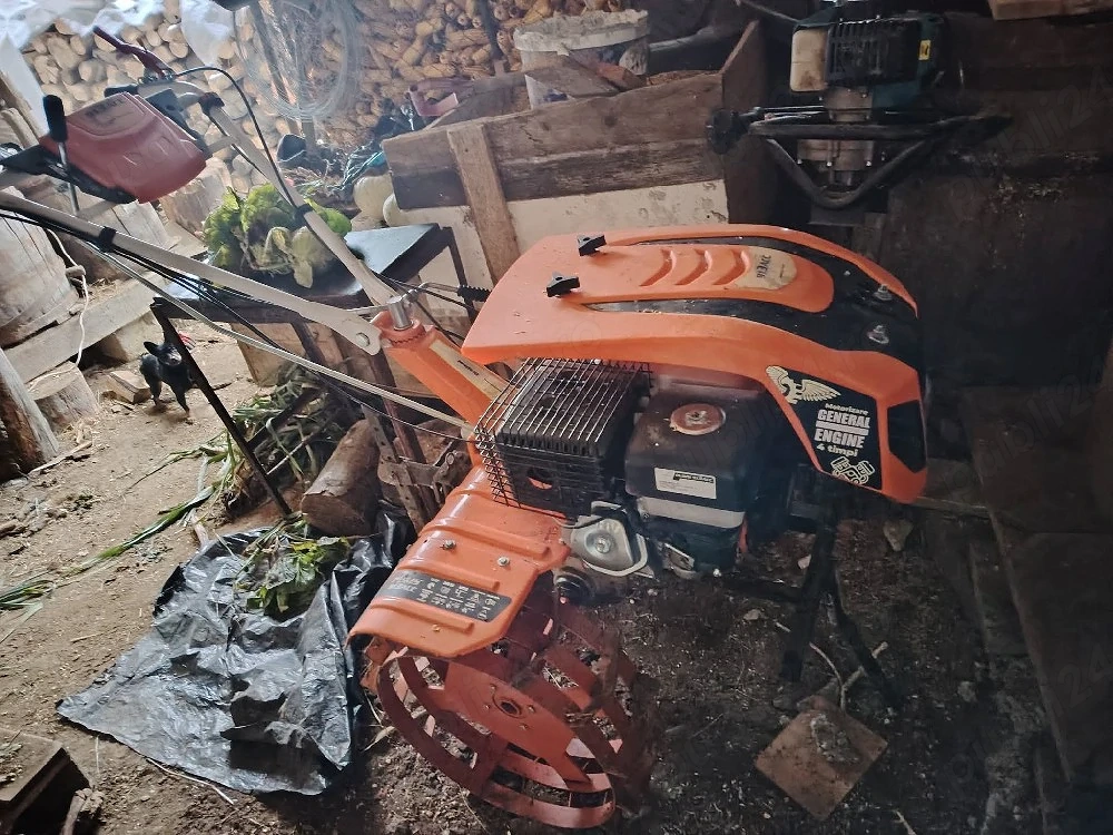 Schimb motocultor și plug reversibil