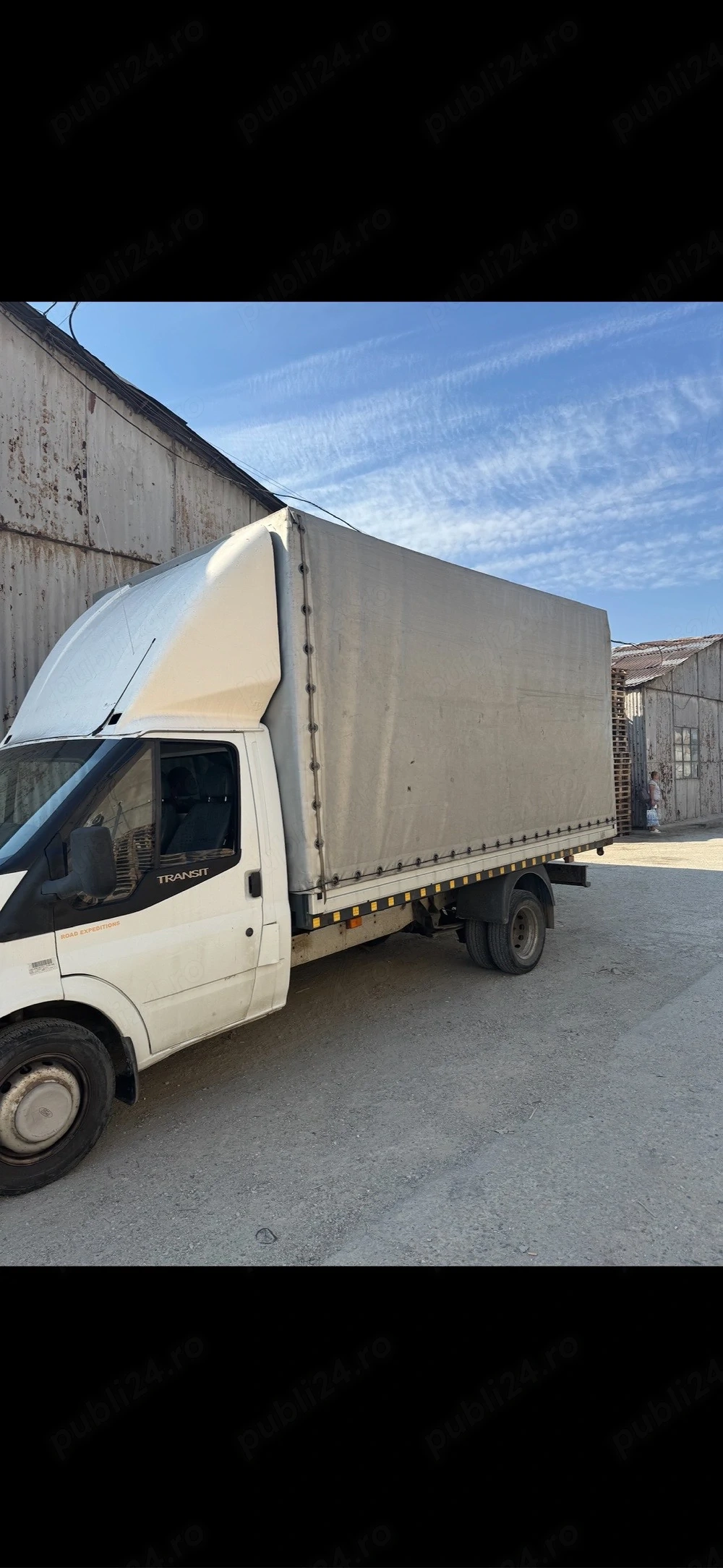 Transport marfă cu prelată pana in 3,5T