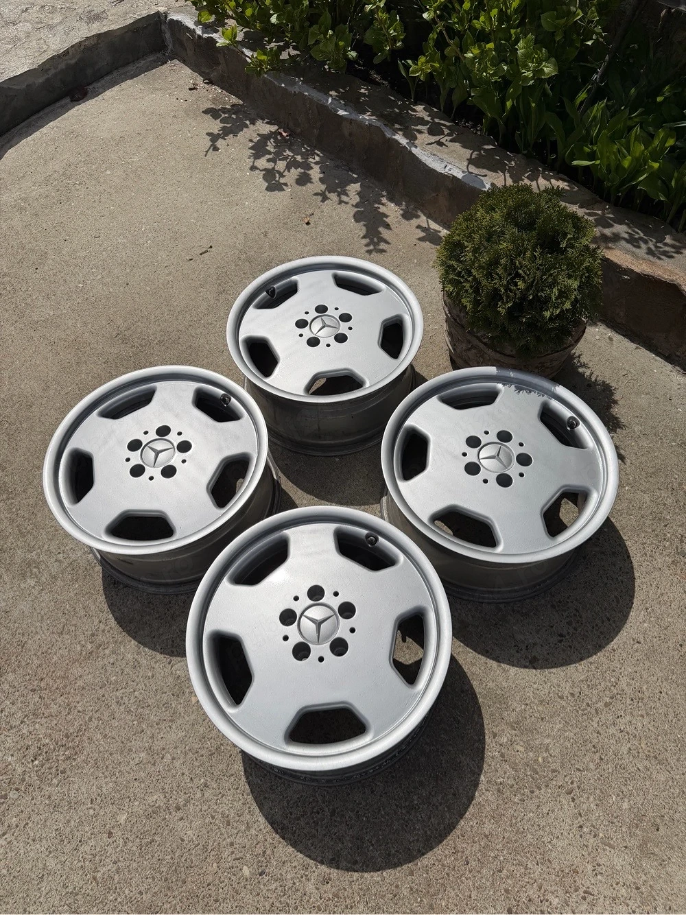 Jante RETRO Mercedes, R17, monoblock, W124, W202, W126. Livrare cu verificare