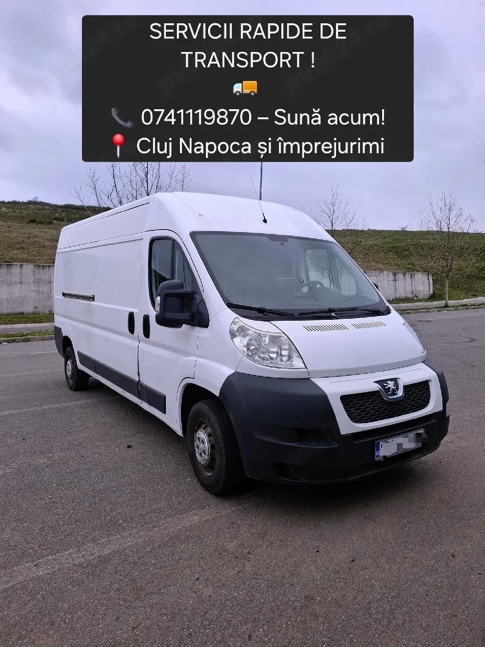 Ai ceva de transportat? Ofer serviciu transport