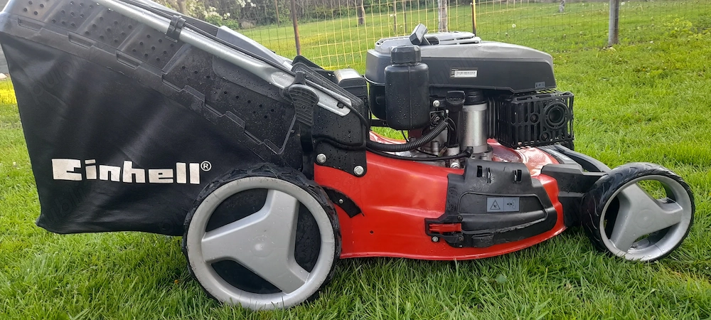 Masina de tuns iarba Einhell cu autopropulsie si pornire la cheie 
