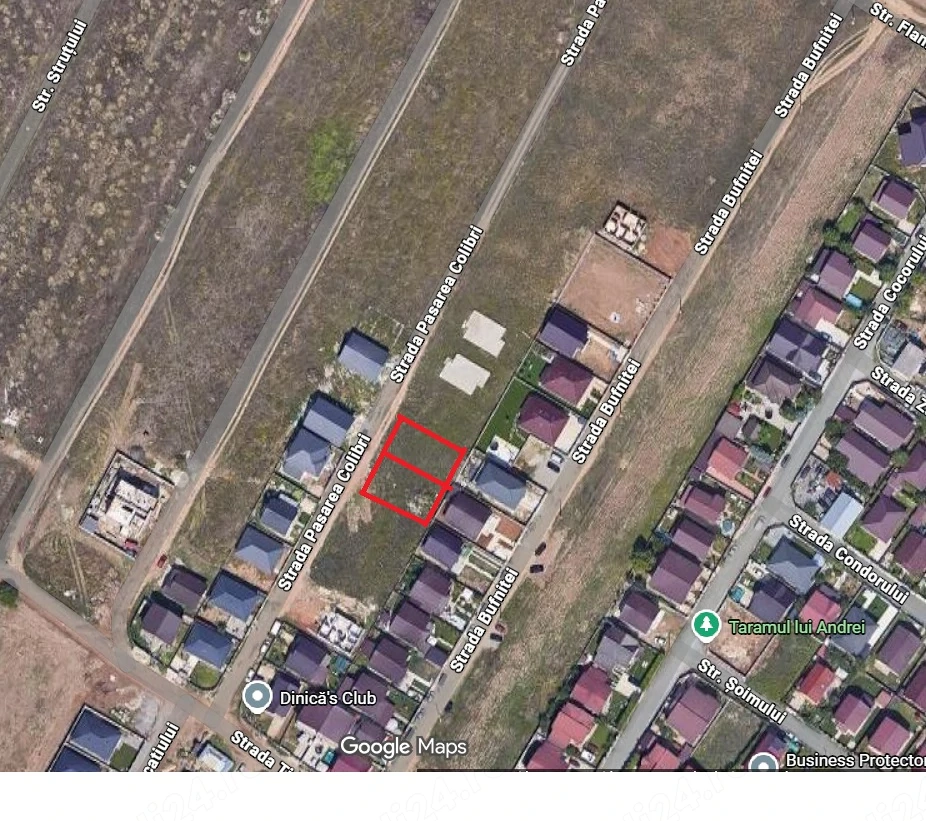 Doua loturi teren intravilan 406 si 402 mp, deschidere 14 mp fiecare, Pantelimon, str Colibri