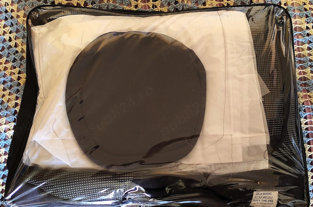 Huse scaun auto cod 8201756293 Dacia Logan/Sandero 3 fata-spate bancheta 1/3 si 2/3