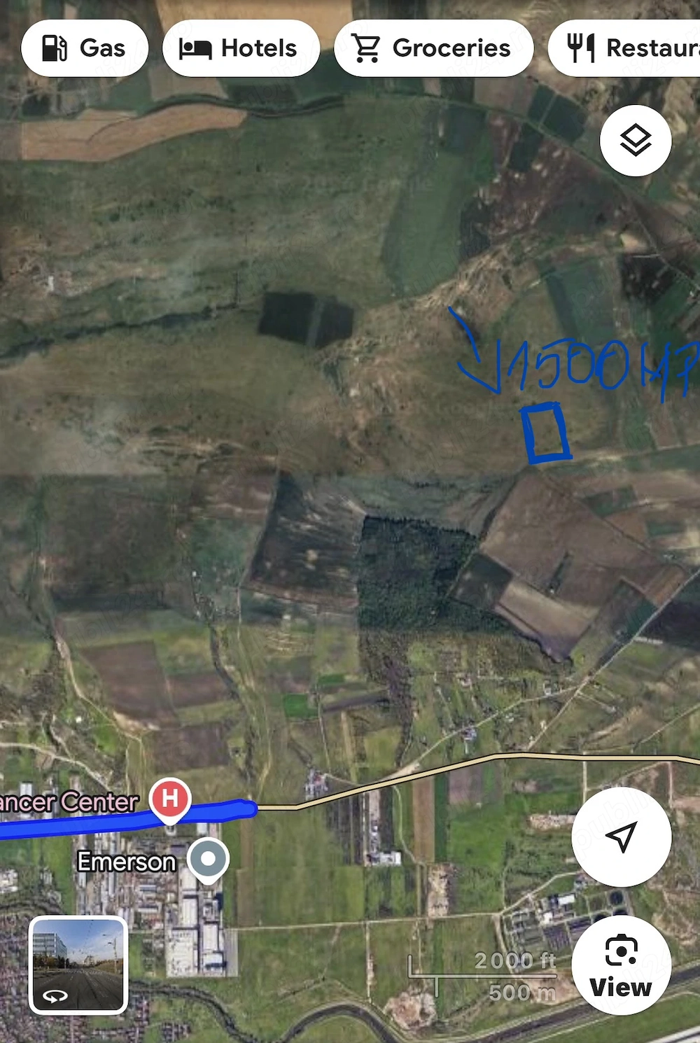 Teren extravilan, 1500 mp, zona Someșeni-Gherea, mun Cluj-Napoca