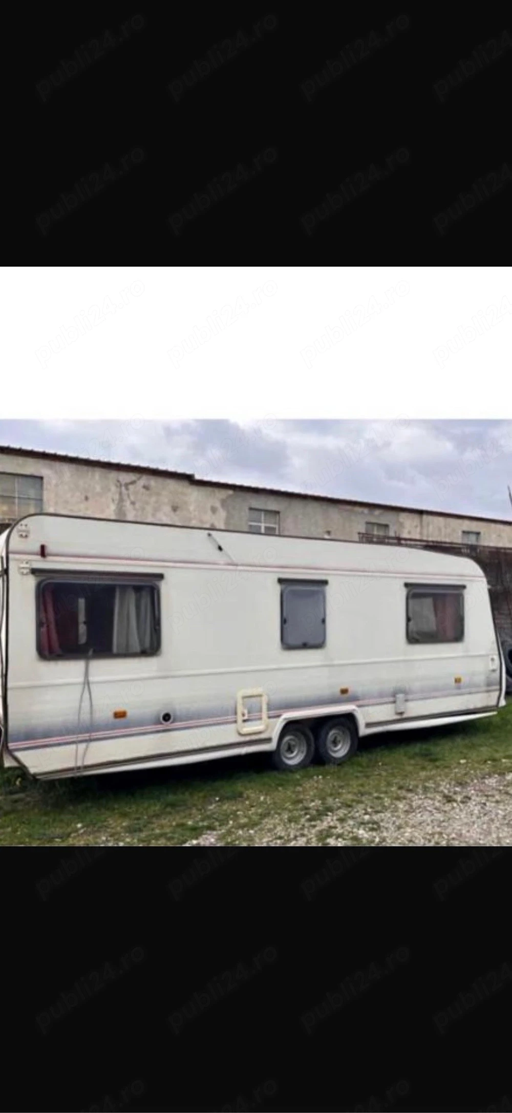 Rulota ADRIA 7,5 m 2 axe punte dubla