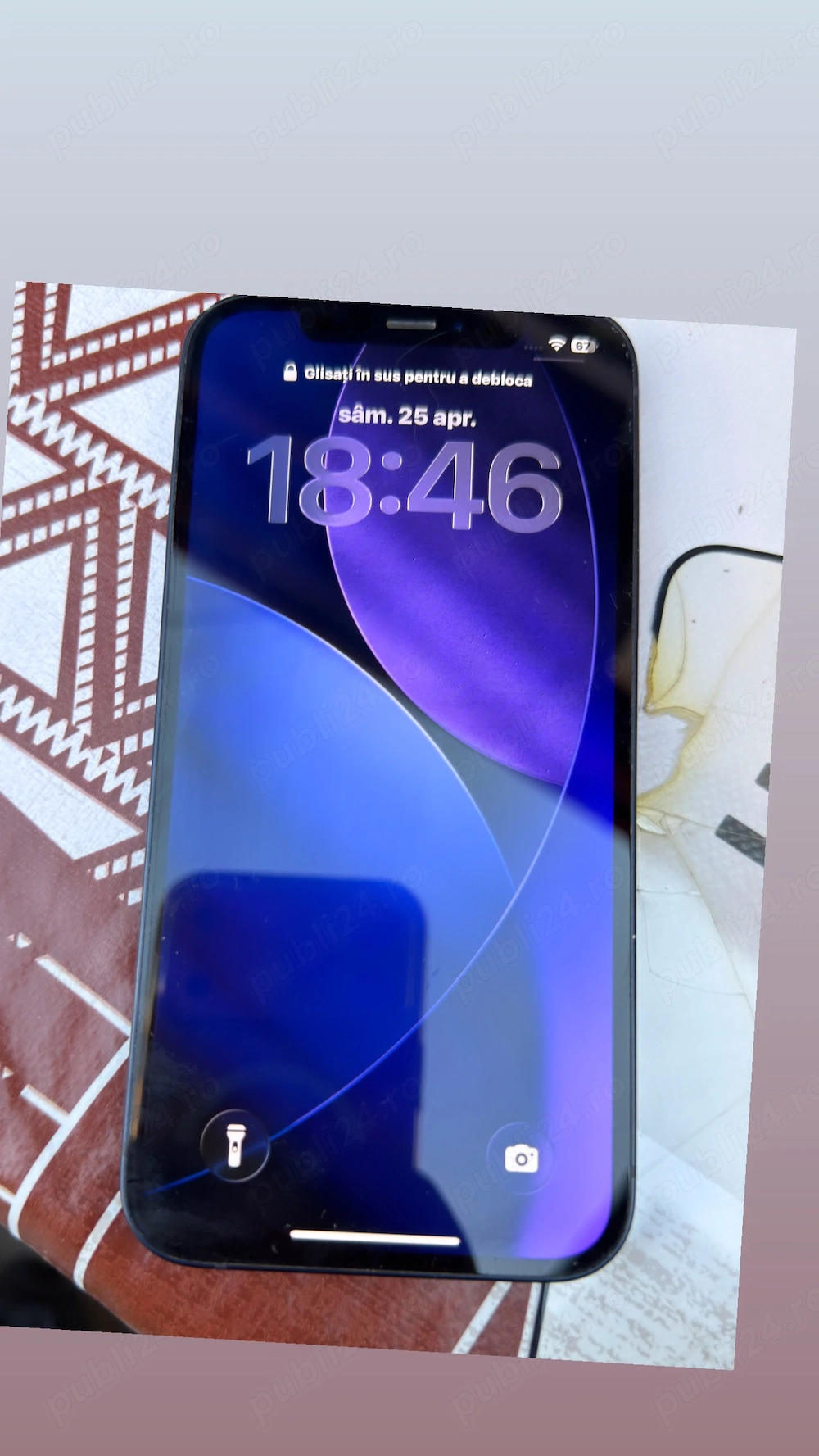 Vând iPhone 12 64GB   perfect funcțional neverlock