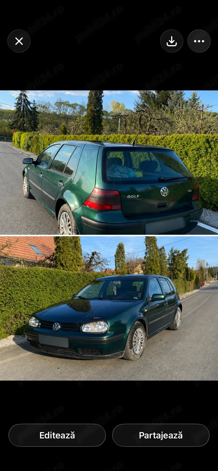 Vând Volkswagen Golf 4