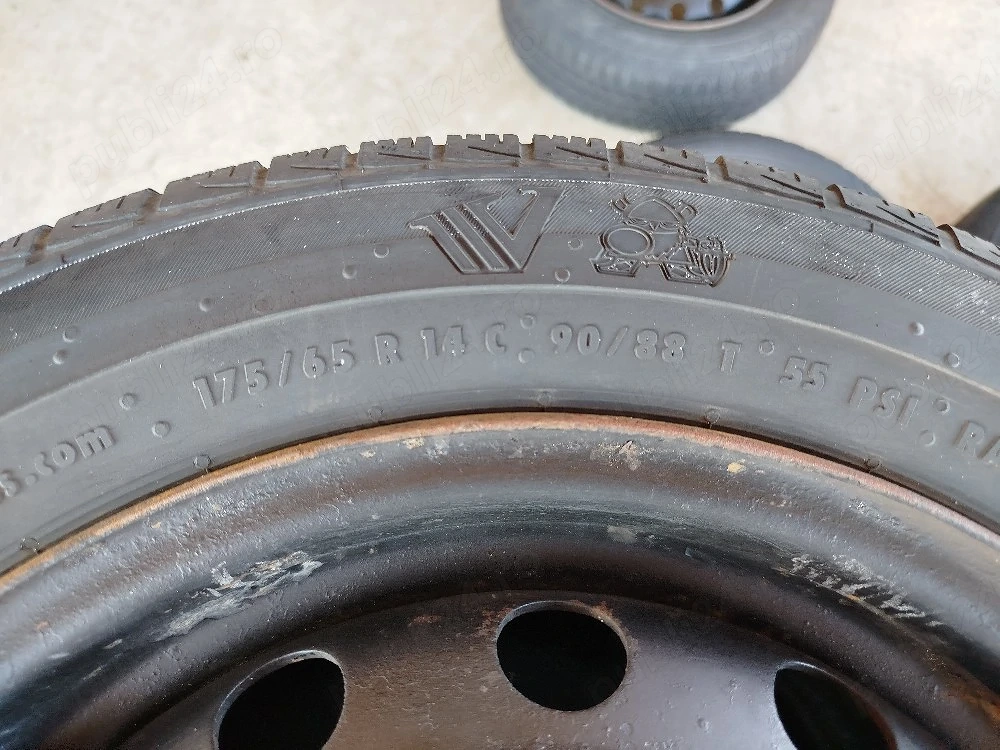 Roți Peugeot Partner/ Citroen Berlingo 175 65 R14C vara jante 4x108 R14
