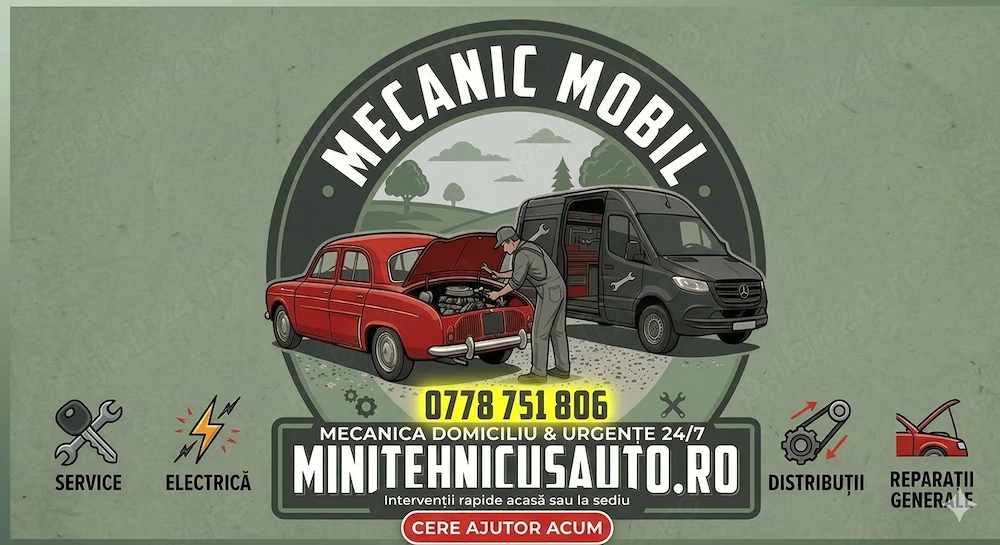 Mecanic Mobil oriunde oricand 24 7