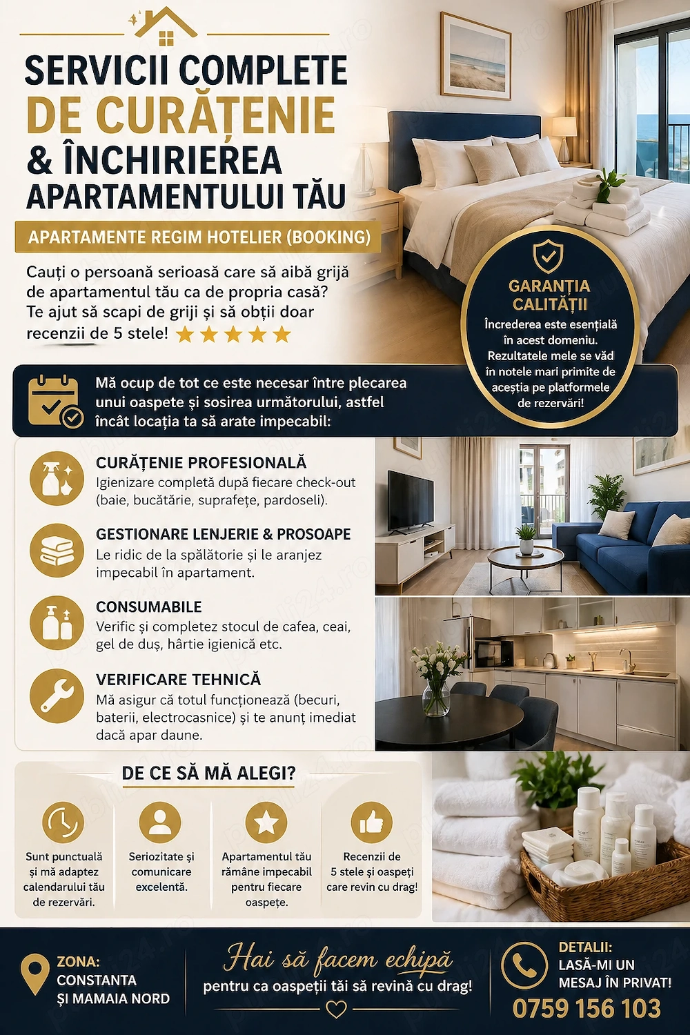 ÎCurățenie   nchirieri apartamente studiouri