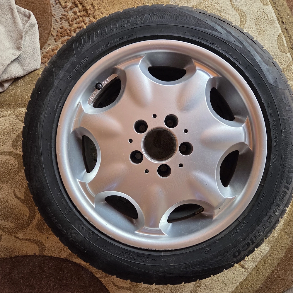 4 roti complete jante + anvelope Mercedes R16