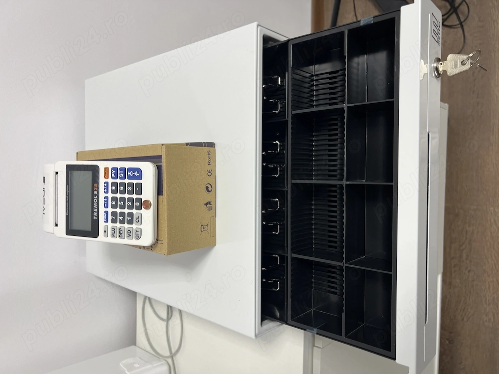 Casa de marcat și sertar pentru bani 